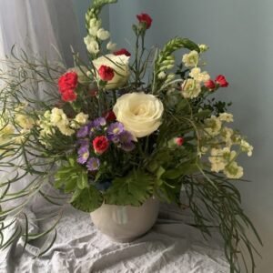 Roses, carnations, Bethlehem star