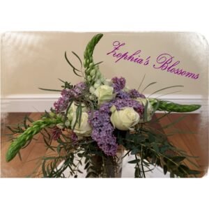 Roses, Bethlehem star, lilac