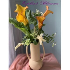 Calla lilies, lily of the Nile