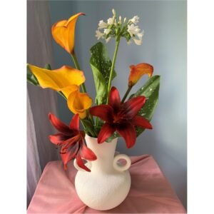 Calla lilies, lily of the Nile, Asiatic lily